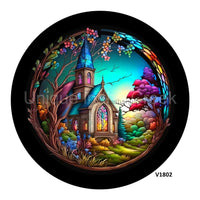 Thumbnail for CHURCH 10.5" Vinyl Wreath Sign - UTIC-VINYL-V1802