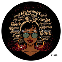 Thumbnail for DIVA HEAD AFRICAN/AMERICAN WOMEN HAIR QUOTES QUEEN AWARENESS EVERYDAY 10.5" Vinyl Wreath Sign - UTIC-VINYL-V1388