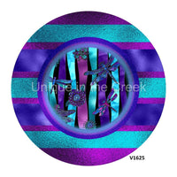 Thumbnail for DRAGONFLY / FLORALS STAINED GLASS LOOK SPRING EVERYDAY 10.5" Vinyl Wreath Sign - UTIC-VINYL-V1625