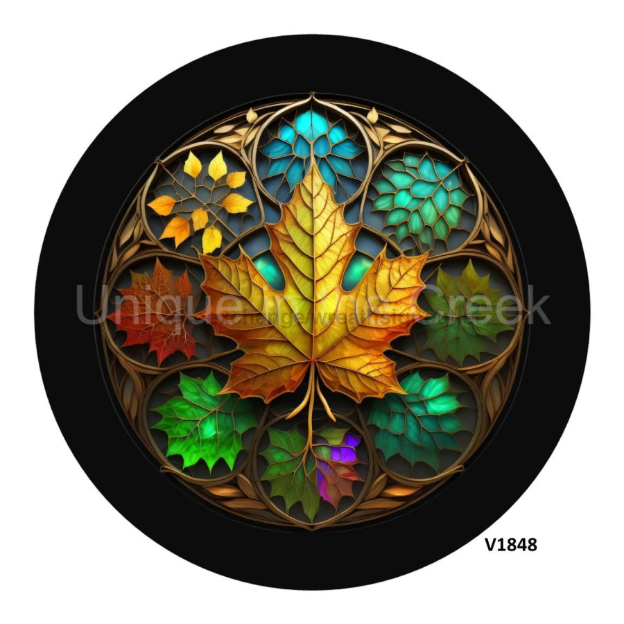 GOLD LEAF 3D 10.5" Vinyl Wreath Sign - UTIC-VINYL-V1848