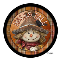 Thumbnail for HELLO FALL 10.5" Vinyl Wreath Sign - UTIC-VINYL-V1890