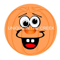 Thumbnail for Jimmy O'lantern Pumpkin Halloween Autumn Fall 10.5" Vinyl Wreath Sign - UTIC-VINYL-V1