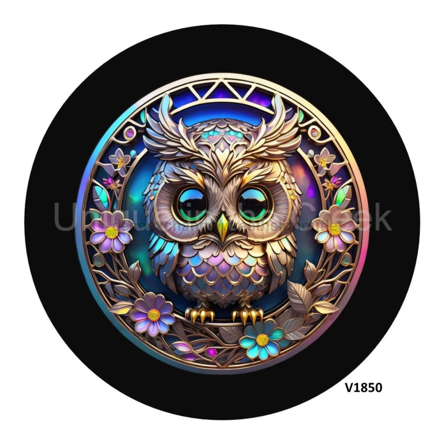 OWL 3D 10.5" Vinyl Wreath Sign - UTIC-VINYL-V1850