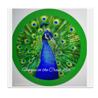 Thumbnail for PEACOCK EVERYDAY 10.5" Vinyl Wreath Sign - UTIC-VINYL-V543