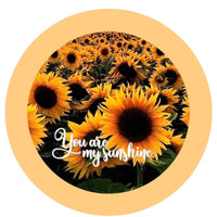 Thumbnail for You Are My Sunshine Sunflower Autumn Fall Everyday 10.5" Vinyl Wreath Sign - UTIC-VINYL-V625