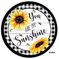 Thumbnail for YOU ARE MY SUNSHINE SUNFLOWER FARMHOUSE SUMMER EVERYDAY 10.5" Vinyl Wreath Sign - UTIC-VINYL-V1464