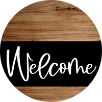 Thumbnail for Welcome Door Hanger Dco-01664-Dh 18’ Round Wood