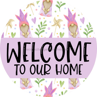 Thumbnail for Welcome Door Hanger Easter Dco-01117-Dh 18 Round