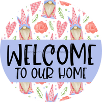 Thumbnail for Welcome Door Hanger Easter Dco-01118-Dh 18 Round