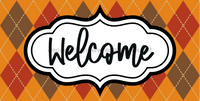 Thumbnail for Welcome Sign Dco-00134 For Wreath 6X12 Metal 8X10