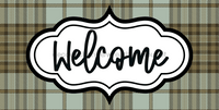 Thumbnail for Welcome Sign Dco-00135 For Wreath 6X12 Metal 8X10