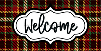 Thumbnail for Welcome Sign Dco-00137 For Wreath 6X12 Metal 8X10