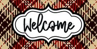 Thumbnail for Welcome Sign Dco-00138 For Wreath 6X12 Metal 8X10