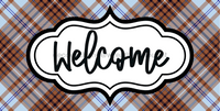 Thumbnail for Welcome Sign Dco-00139 For Wreath 6X12 Metal 8X10