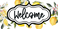 Thumbnail for Welcome Sign Dco-00143 For Wreath 6X12 Metal 8X10