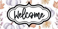 Thumbnail for Welcome Sign Dco-00145 For Wreath 6X12 Metal 6 X 12