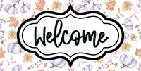 Thumbnail for Welcome Sign Dco-00148 For Wreath 6X12 Metal 6 X 12