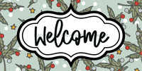 Thumbnail for Welcome Sign Dco-00149 For Wreath 6X12 Metal 6 X 12