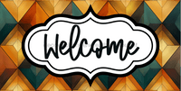 Thumbnail for Welcome Sign Dco-00152 For Wreath 6X12 Metal 6 X 12