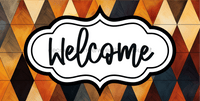 Thumbnail for Welcome Sign Dco-00153 For Wreath 6X12 Metal 6 X 12