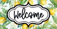 Thumbnail for Welcome Sign Dco-00154 For Wreath 6X12 Metal 6 X 12