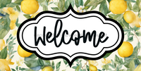 Thumbnail for Welcome Sign Dco-00155 For Wreath 6X12 Metal 6 X 12