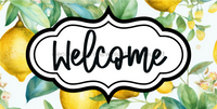 Thumbnail for Welcome Sign Dco-00156 For Wreath 6X12 Metal 6 X 12