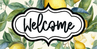Thumbnail for Welcome Sign Dco-00157 For Wreath 6X12 Metal 6 X 12