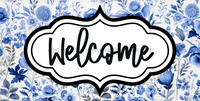 Thumbnail for Welcome Sign Dco-00158 For Wreath 6X12 Metal 6 X 12