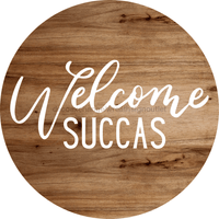 Thumbnail for Welcome Funny 12" Metal Wreath Sign - DECOE-4212A