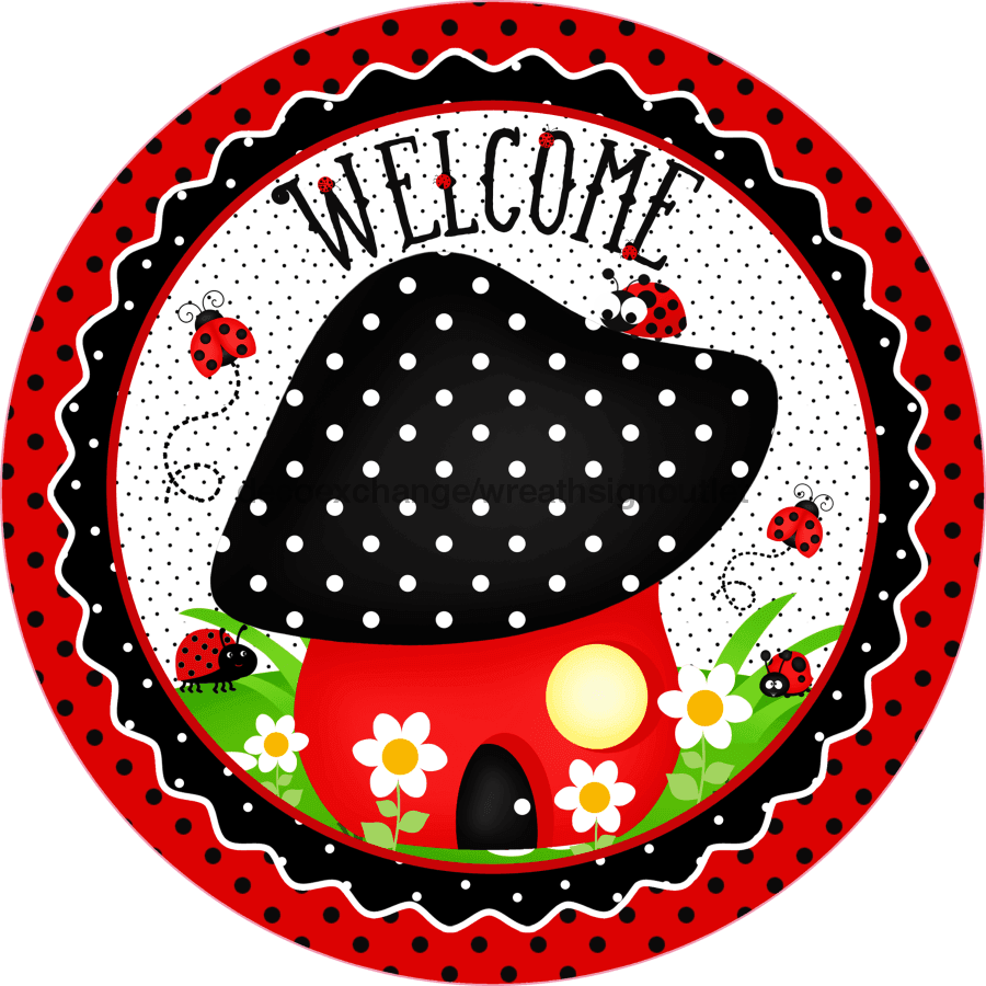 Vinyl Decal, Welcome Sign, 10