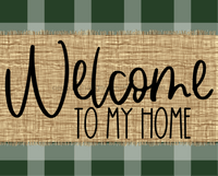 Thumbnail for Welcome To My Home Fall Sign Dco-00024 For Wreath 8X10 Metal