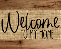 Thumbnail for Welcome To My Home Sign Dco-00034 For Wreath 8X10 Metal