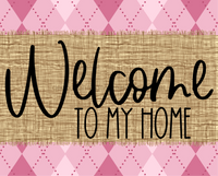 Thumbnail for Welcome To My Home Sign Dco-00056 For Wreath 8X10 Metal
