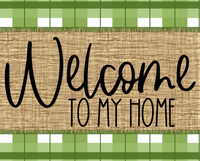 Thumbnail for Welcome To My Home Sign Dco-00060 For Wreath 8X10 Metal