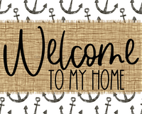 Thumbnail for Welcome To My Home Sign Dco-00070 For Wreath 8X10 Metal