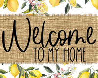 Thumbnail for Welcome To My Home Sign Dco-00072 For Wreath 8X10 Metal