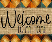 Thumbnail for Welcome To My Home Sign Dco-00090 For Wreath 8X10 Metal