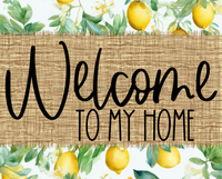 Thumbnail for Welcome To My Home Sign Dco-00096 For Wreath 8X10 Metal