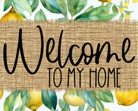 Thumbnail for Welcome To My Home Sign Dco-00098 For Wreath 8X10 Metal