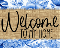 Thumbnail for Welcome To My Home Sign Dco-00106 For Wreath 8X10 Metal