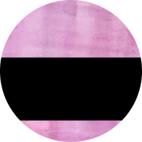 Thumbnail for Welcome To Our Home Sign Blank Black Stripe Pink Stain Decoe-2758-Dh 18 Wood Round