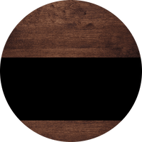 Thumbnail for Welcome To Our Home Sign Blank Black Stripe Wood Grain Decoe-2754-Dh 18 Round