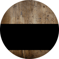 Thumbnail for Welcome To Our Home Sign Blank Black Stripe Wood Grain Decoe-2755-Dh 18 Round