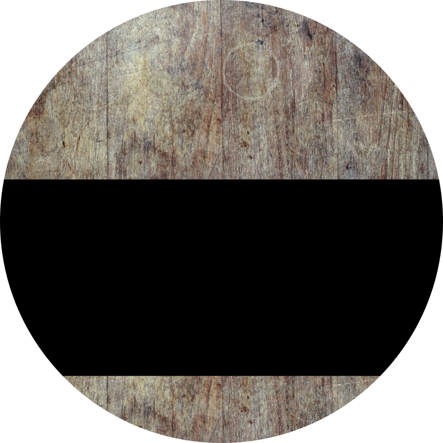 Welcome To Our Home Sign Blank Black Stripe Wood Grain Decoe-2756-Dh 18 Round