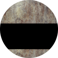 Thumbnail for Welcome To Our Home Sign Blank Black Stripe Wood Grain Decoe-2756-Dh 18 Round
