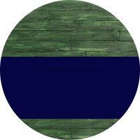 Thumbnail for Welcome To Our Home Sign Blank Navy Stripe Green Stain Decoe-2933-Dh 18 Wood Round