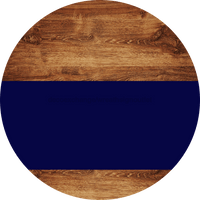 Thumbnail for Welcome To Our Home Sign Blank Navy Stripe Wood Grain Decoe-2925-Dh 18 Round