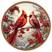 Thumbnail for Winter Sign, Cardinal Sign, DCO-00419, Sign For Wreath, 10