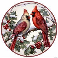 Thumbnail for Winter Sign, Cardinal Sign, DCO-00426, Sign For Wreath, 10